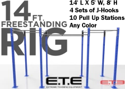 ETE Freestanding Pull Up Rig 4 To 6 Week Lead Time Racks & Rigs 14 ETE Freestanding Pull Up Rig 4 To 6 Week Lead Time Racks & Rigs