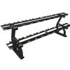 ETE Equipment Storage 2 Tier Dumbbell Rack With Saddles PL7337