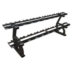 ETE Equipment Storage 2 Tier Dumbbell Rack With Saddles PL7337