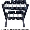 ETE Rubber Hex Dumbbell Sets + Racks (Package Deals) FREE SHIPPING Dumbbells/Kettlebells & Plates