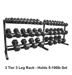 ETE Rubber Hex Dumbbell Sets + Racks (Package Deals) FREE SHIPPING Dumbbells/Kettlebells & Plates
