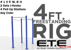 ETE Freestanding Pull Up Rig 4 To 6 Week Lead Time Racks & Rigs