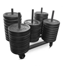 ETE Vertical Bumper Plate Roller Racks