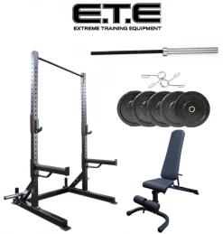 ETE Basic Squat Rack PL7352 Package Deal Racks & Rigs