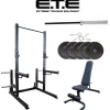 ETE Racks & Rigs Deluxe Squat Rack PL7353 Package Deal