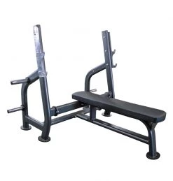 ETE Benches & GHDs PL7324 Olympic Flat Bench Press W/ Weight Holders