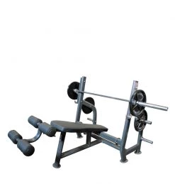 ETE PL7326 Olympic Decline Bench Press W/Weight Holders Benches & GHDs