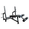 ETE PL7326 Olympic Decline Bench Press W/Weight Holders Benches & GHDs 2 ETE PL7326 Olympic Decline Bench Press W/Weight Holders Benches & GHDs