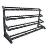 ETE Equipment Storage Dumbbell Rack With Saddles (for PRO Round Dumbbells) 4 To 6 Week Lead Time