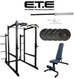 ETE Racks & Rigs Deluxe Power Cage PL7355 Package Deal