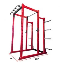 ETE Deluxe Power Cage W/ Bumper Weight Storage (8 Pegs) 4-6 Week Lead Time Racks & Rigs