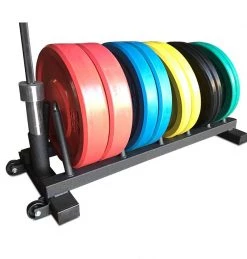 ETE Short Horizontal Bumper Plate Rack Equipment Storage