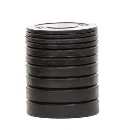 ETE Standard Black Bumper Plates (Pairs) SELECT PAIRS IN STOCK Dumbbells/Kettlebells & Plates