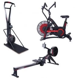 ETE COMBO PACKAGE: AirGo AirBike + AirGo Rower + AirGo Ski Trainer *FREE SHIPPING Machines & Cardio