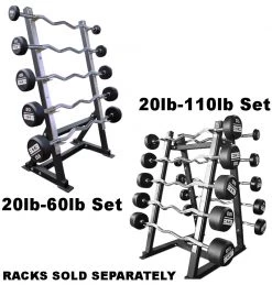 ETE Curl Bar Set (5 Or 10 Total Barbells)