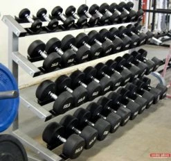 ETE Equipment Storage Dumbbell Rack With Saddles (for PRO Round Dumbbells) 4 To 6 Week Lead Time