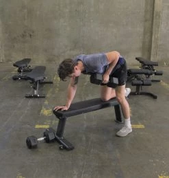 ETE Flat Bench W/Wheels PL7327