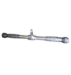 ETE Revolving Solid 19" Straight Bar Attachment Cable Machine Handles/Other Equip