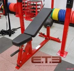 ETE Benches & GHDs Adjustable Flat Incline Bench W/Wheels USA (MADE TO ORDER)